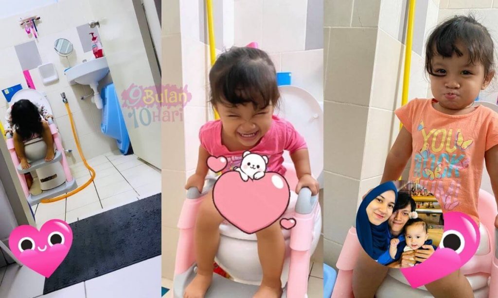  Anak  Berusia 2  Tahun  Bebas Lampin Dalam Masa 1 Minggu Ibu  